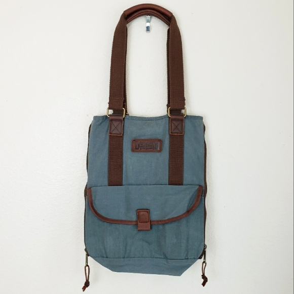 Duluth Trading Co Handbags - DULUTH Trading Co. Oil Cloth Expandable Tote Bag